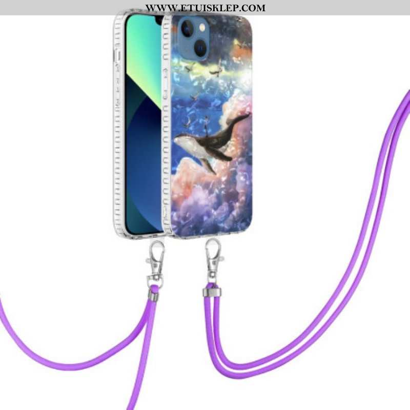 Etui do iPhone 14 Stylizowany Wieloryb